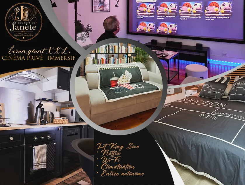 Private Home Theater - Giant Screen & King Size Bed - Image 1