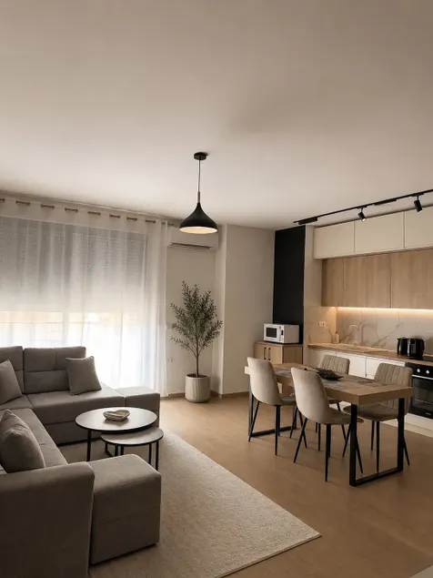 Beachside Apartment with Balcony | Durrës - Image 1