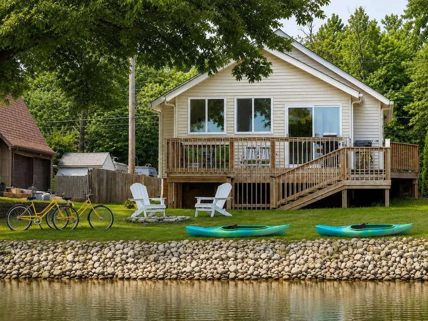 Riverfront Nest• Kayaks, Bikes, Pac-Man + Firepit - Image 1