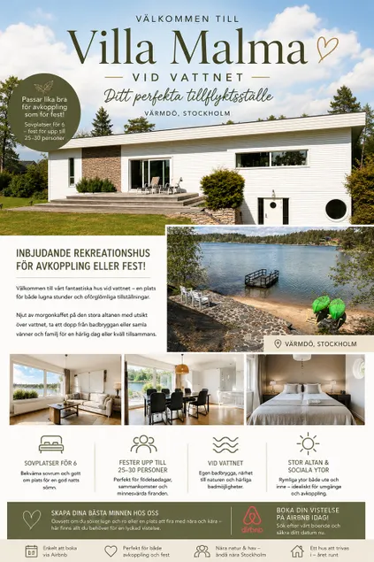 Luxurious ”Villa Malma” on Värmdö in Stockholm - Image 1