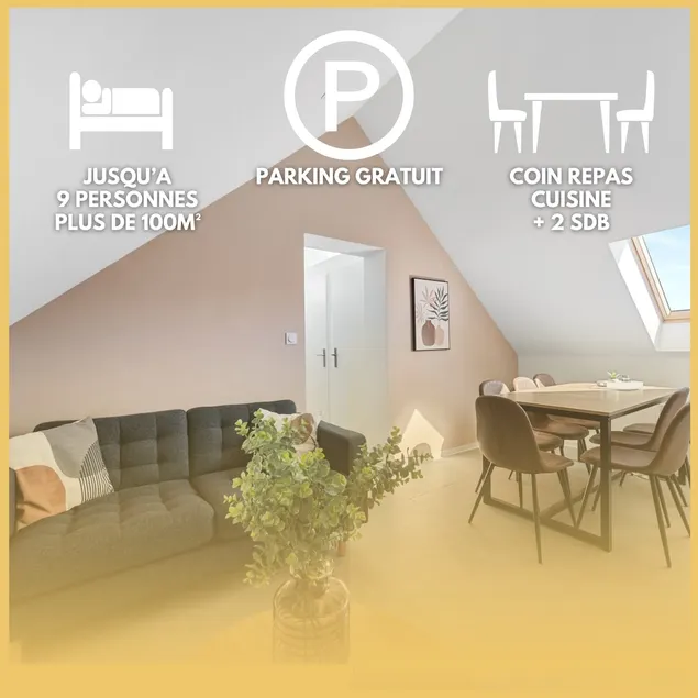 Large apartment 9 pers - Vineyard view - 10 min Beaune - Image 1