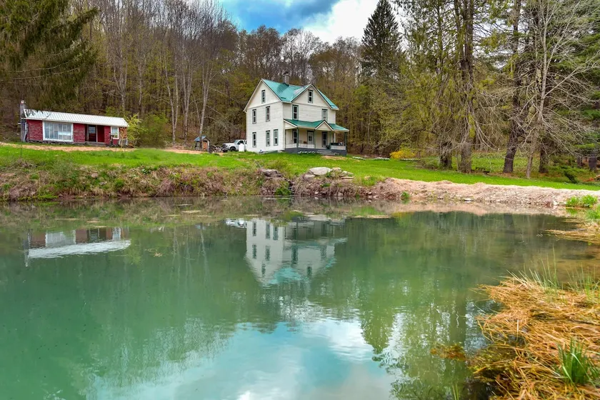 4-season solar farmhouse with swim pond - Image 1