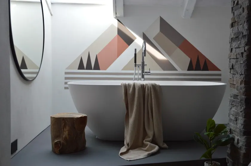 Mountain Suite with tub and view, Alpine design - Image 1