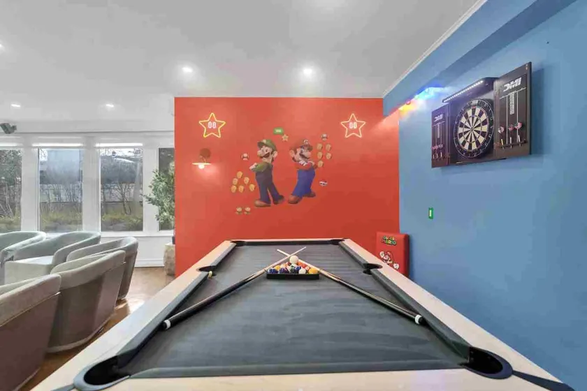 Fire and Fun Luxe Stay w Pool Hot Tub and Game Room - Image 1