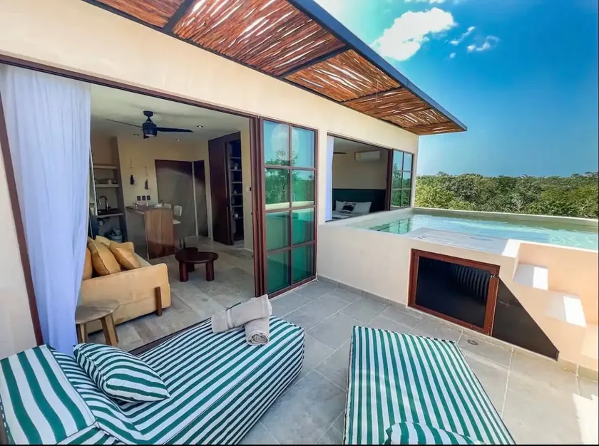 Luxury boho apartment in Tulum with private pool - Image 1