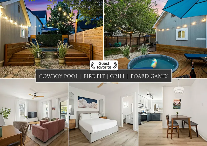 E ATX Bungalow | Cowboy Pool, Fire Pit and Grill - Image 1