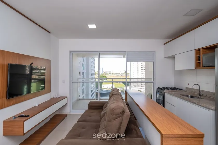 1BR apt w/ Balcony, Jardim Goias - Msso1208 - Image 1