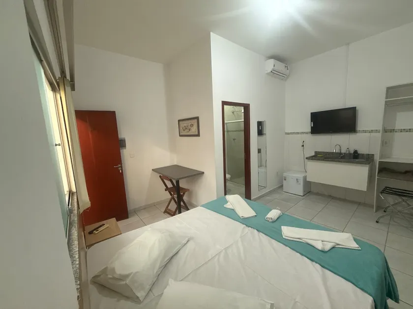 Kitnet 115 Air conditioning, bed linen, TV, minibar, Wi-Fi - Image 1