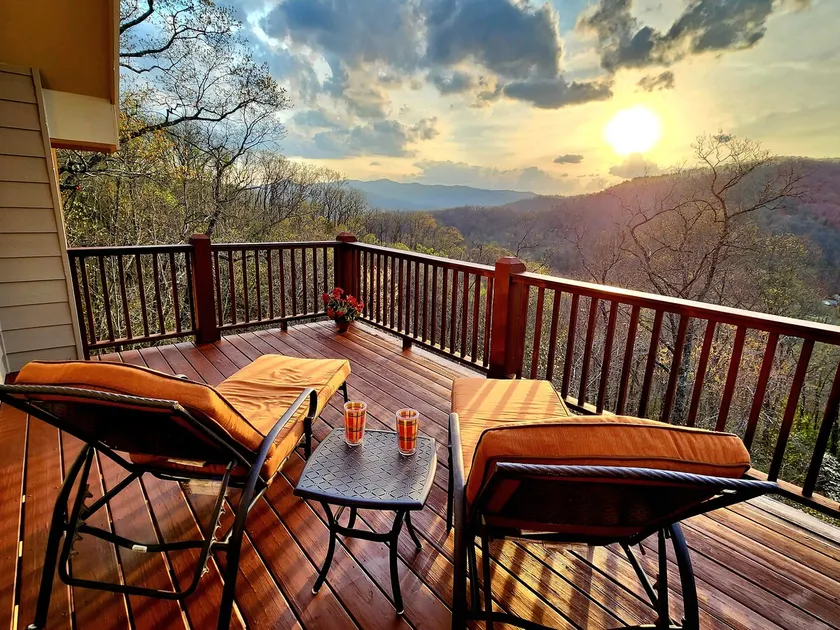 Sunset View Cabin • Hot Tub & Firepit - Image 1