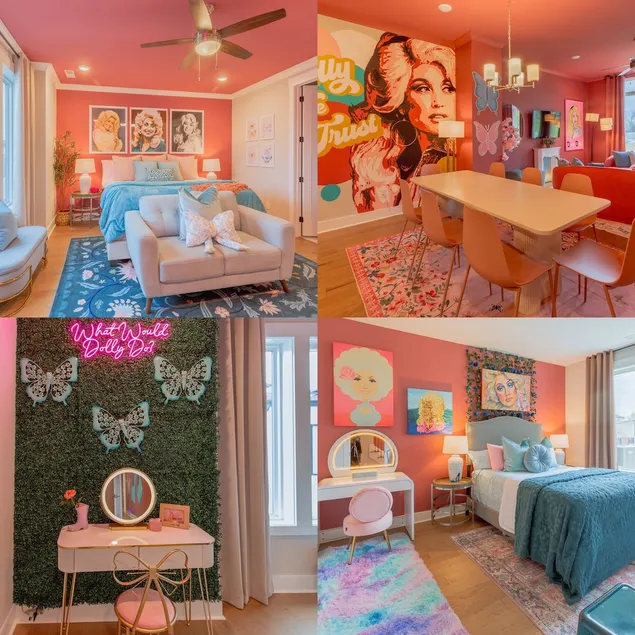 Dolly’s Pink Palace: Rooftop Deck - Image 1