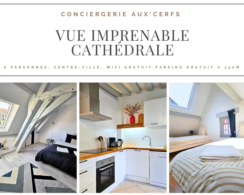 Aux'Cerfs - Unobstructed Cathedral View - Image 1