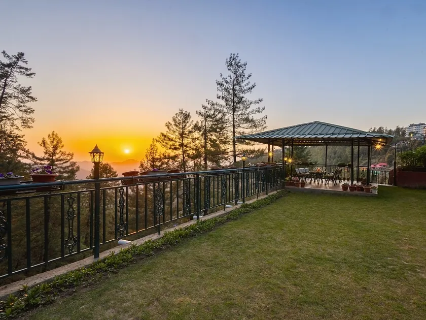 Private Sunset Lawn + Gazebo | 3BHK Family Cottage - Image 1