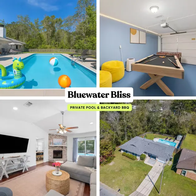 〰 Bluewater Bliss 〰 Private Pool & Backyard BBQ - Image 1