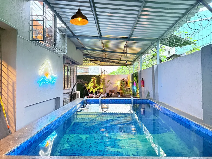Hilltop Hideaway Party Friendly 4BHK Pool Villa by Spacez - Image 1
