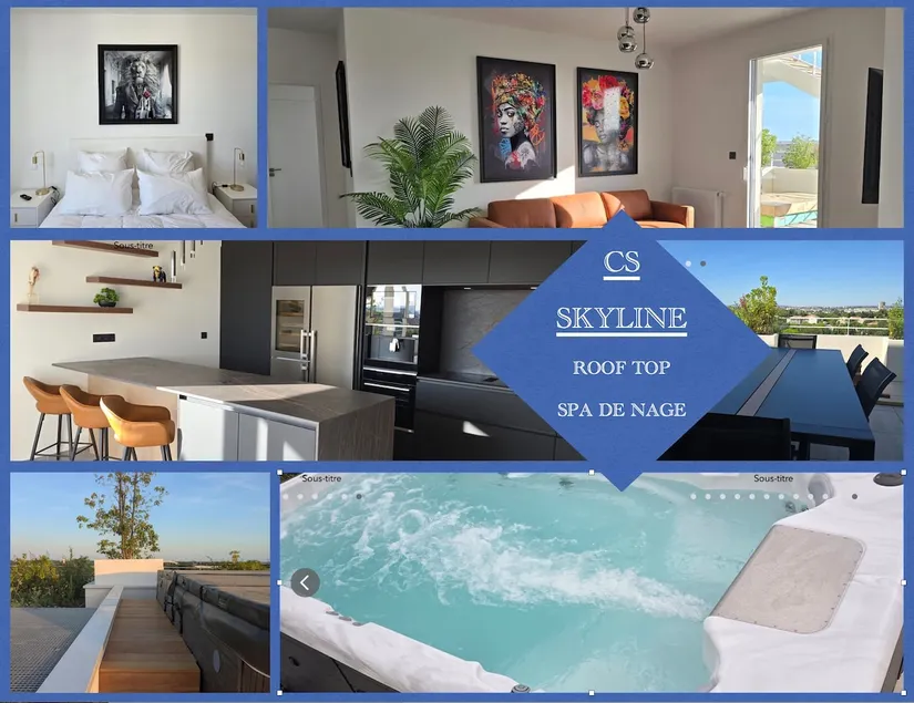 CS Skyline rooftop spa de nage - Image 1