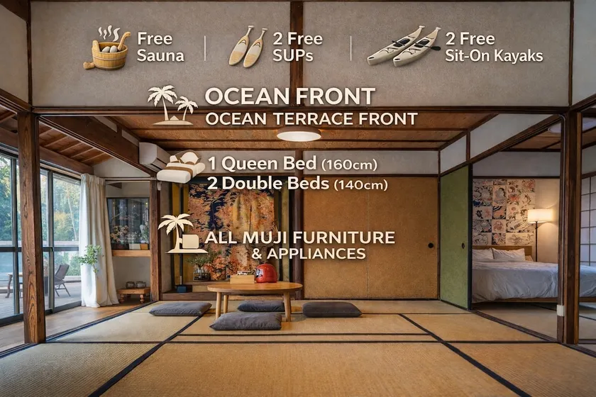 Art Island Kominka | Oceanfront | SUP & Sauna - Image 1