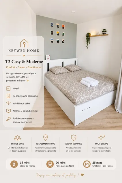 Cozy nest • Close to Stade de France & Paris - Image 1
