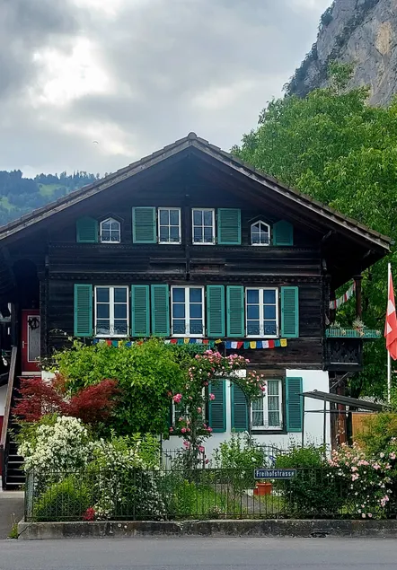 Typical Swiss Chalet, with view of the Jungfrau - Image 1