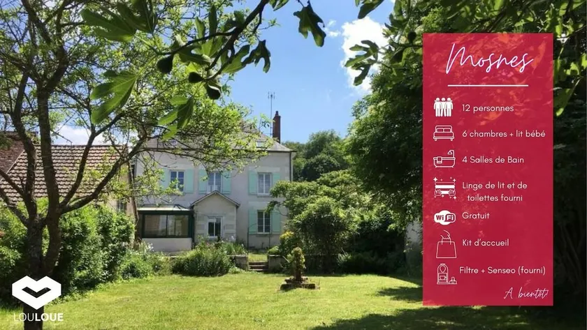 Large house #6 bedrooms #Near Amboise/Tours - Image 1