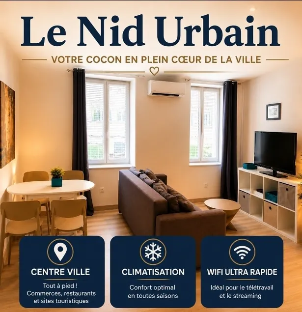Le Nid Urbain | Downtown~Air Conditioning~Comfort - Image 1