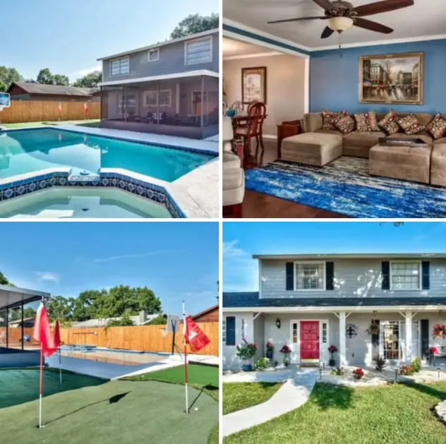 Hot Tub, Pool, Game Room & Mini Golf + 2 King Beds, Fun For the Whole Family! - Image 1