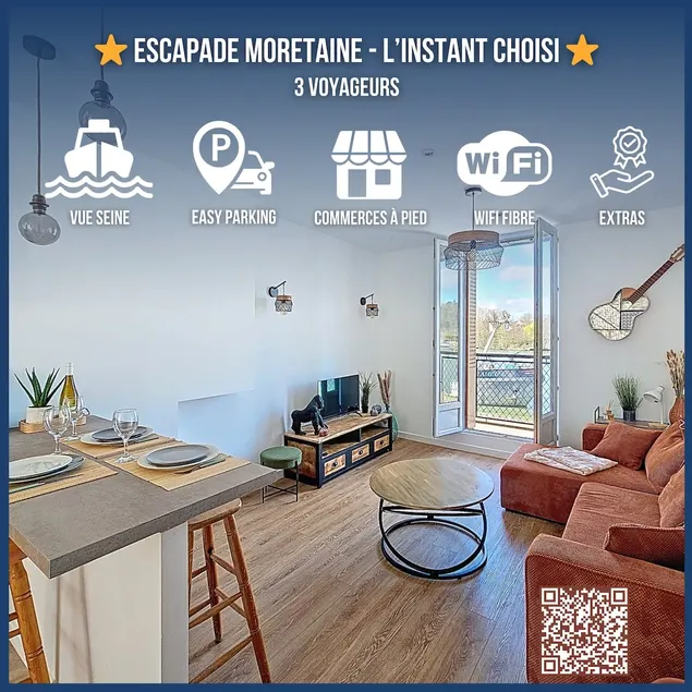 Large renovated 2-room apartment - Air-conditioned - Seine view - All within walking distance - Image 1