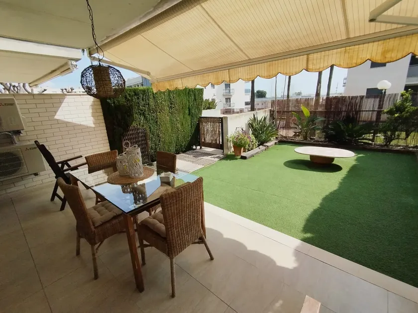 2 bedrooms appartement at Sant Carles de la Rapita 700 m away from the beach with sea view shared po - Image 1