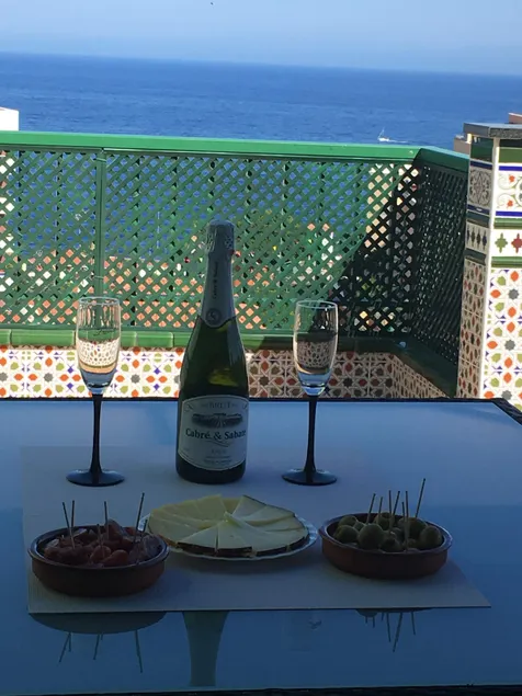 Takvåning med havsutsikt, pool och WIFI i Las Caletillas - Image 1