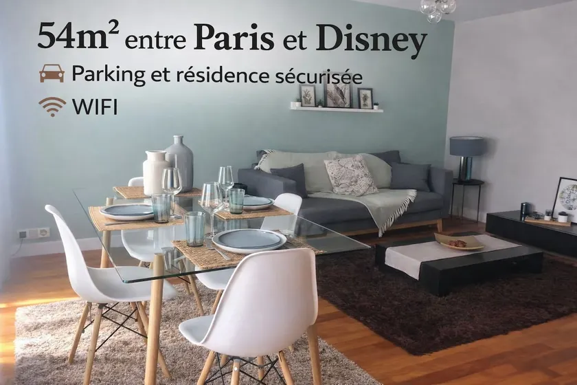 Large 2-Room Apartment for 4 People, 20 Minutes from Paris and Disney - Image 1