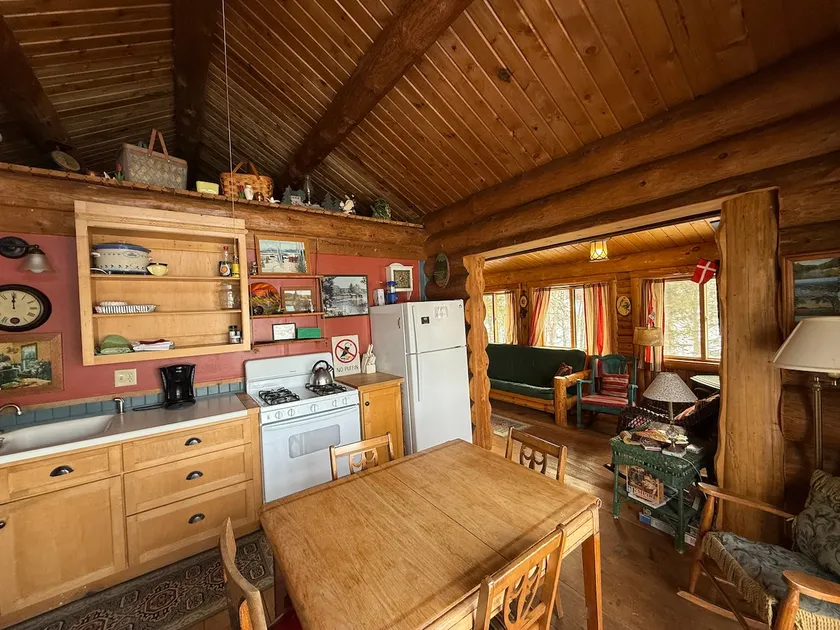 Classic log cabin on amazing lake - Image 1