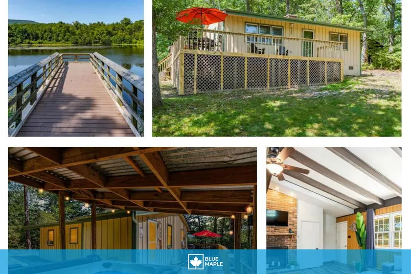 River Access Cabin w Hot Tub, Deck, Grill, & Wifi - Image 1
