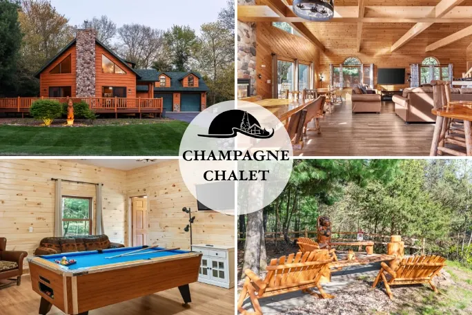 Champagner Chalet @ Spring Brook Resort | Lage des Golfplatzes | Gastliebling - Image 1