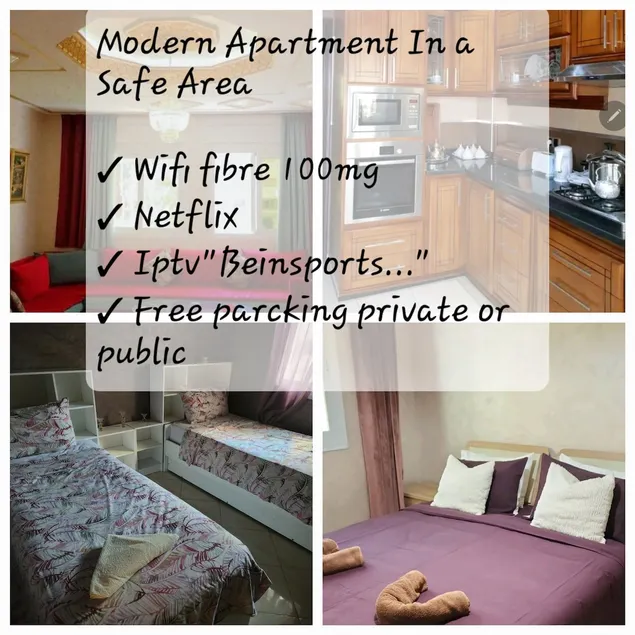 Cozy Apt, your haven in Tangier, 6 min from the beach - Image 1
