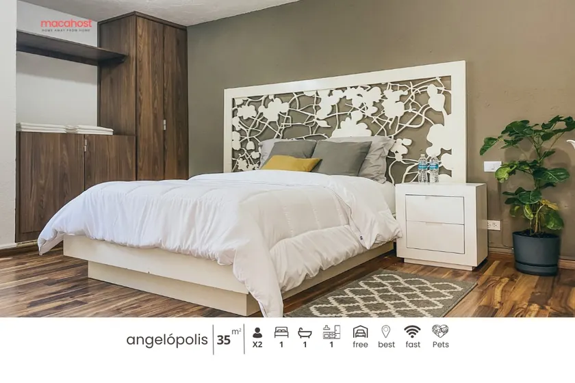 Cozy Suite with garden & parking in Angelópolis - Image 1