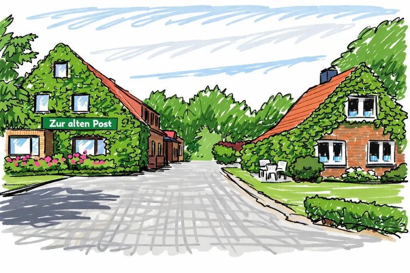 Guest house Zur alten Post ”West apartment” - Image 1