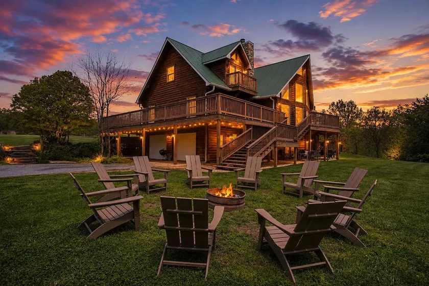 Luxury Log House set on Secluded 18-Acre Site - Image 1