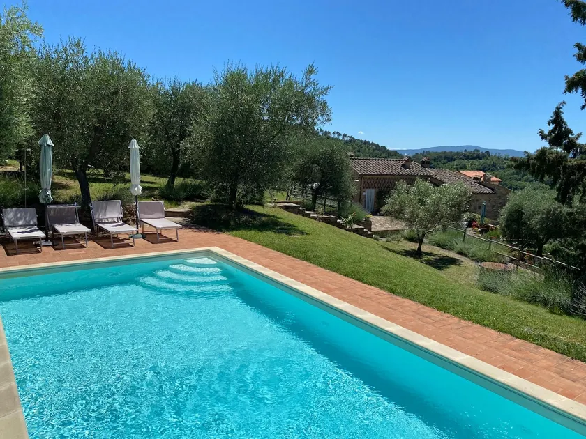 Houses in the Capanna farmyard, house in Chianti with swimming pool - Image 1