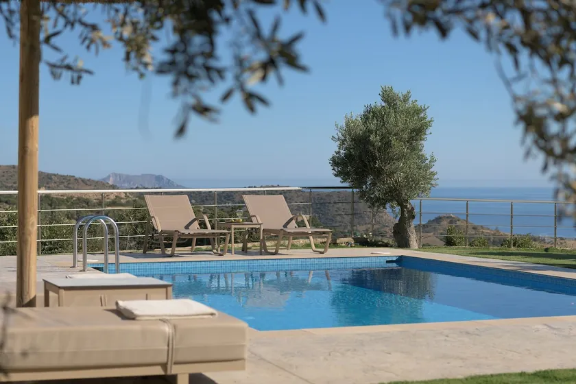 Villa Michael Triopetra Private Villa, Private Swimming Pool, Garden, Panoramic Sunset - Image 1