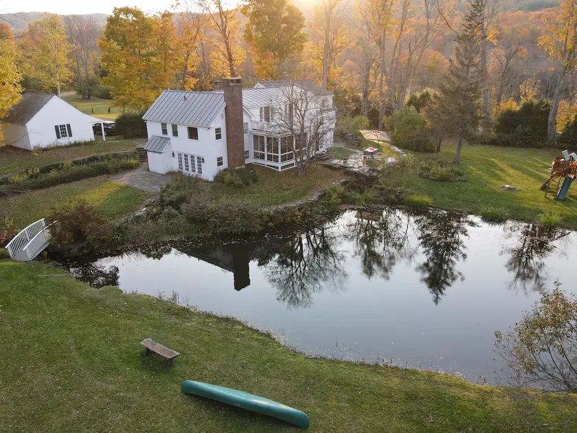 VT Farmhouse w/ Pond, Stream, Firepit & 20+ Acres - Image 1