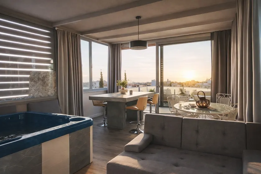 Skyline Loft • Jacuzzi • Free MiniBar • Walk Ctr - Image 1