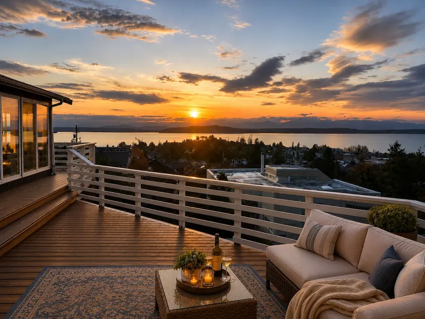 Alki sunset Views+Hot Tub/Beach walk/Free Parking - Image 1