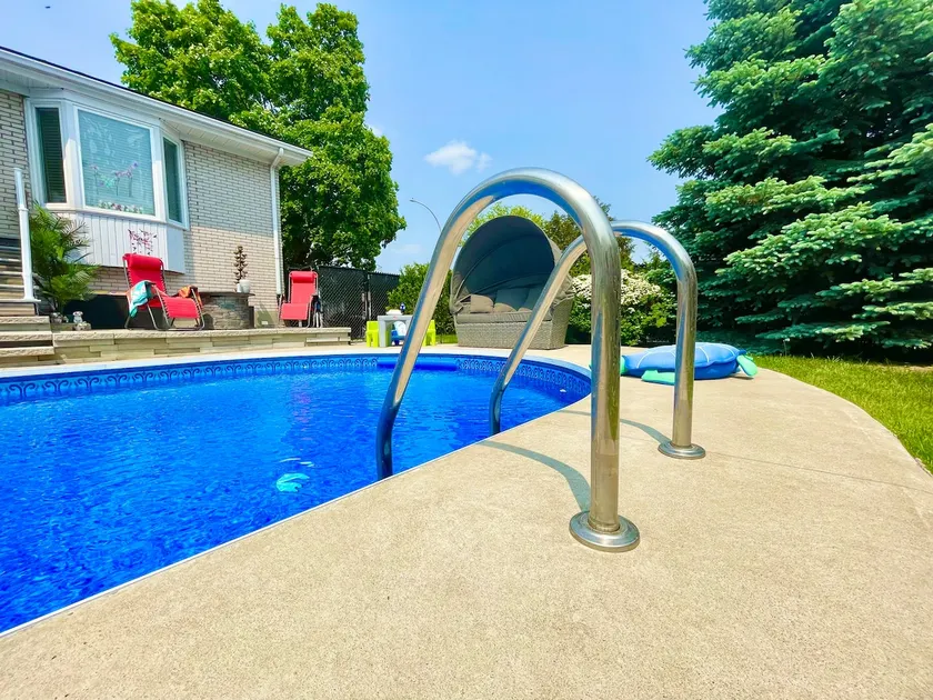 Large Heated Saltwater Pool • Piano • Zen Decor - Image 1