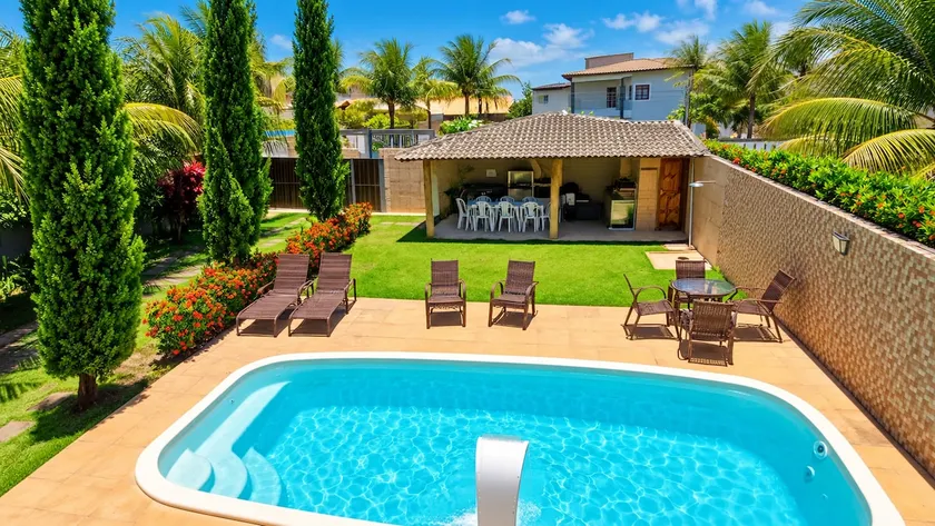 Condominium house with access to the sea and the Jacuípe River - Image 1