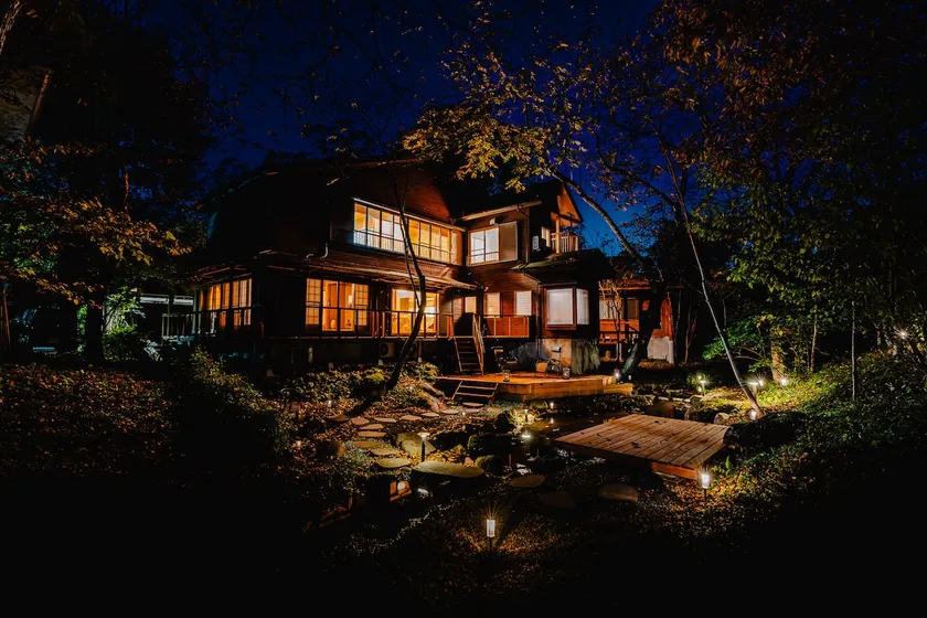 Ikkan | House rental with a natural hot spring cypress bath - Zao Sanuki En - Gaia Resort - Image 1