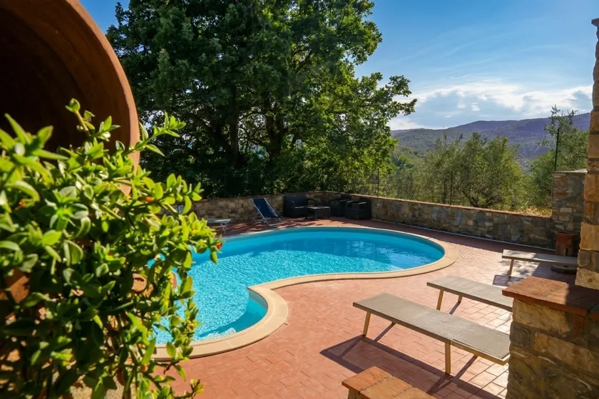 Exclusive and private villa with pool and frescoes - Image 1