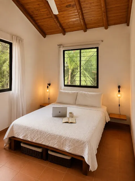 Salt 3, 1BR Private Veranda, Walk to Guiones Beach - Image 1