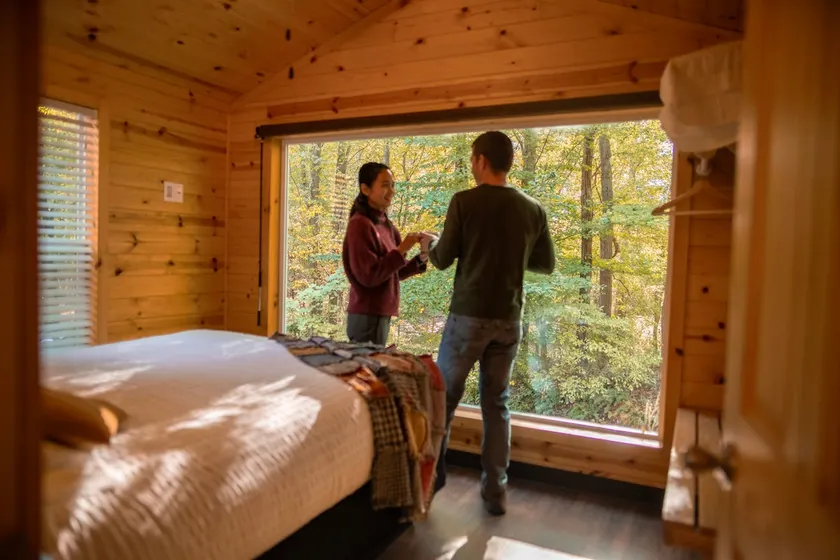 Cabin in the Woods at Coshocton KOA - Image 1