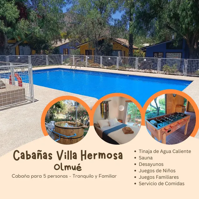 Cabin 2 with a Pool and Tinaja -Villa Hermosa-Olmué - Image 1