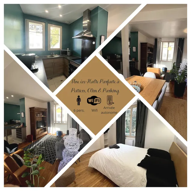 A perfect eco-friendly stopover in Poitiers, with air conditioning & parking. - Image 1