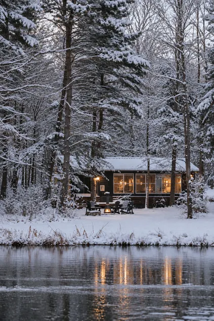 Pondside Cabin · Private Hot Tub & Fireplace - Image 1